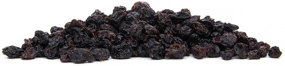 Černý rybíz sušený BIO - z boku